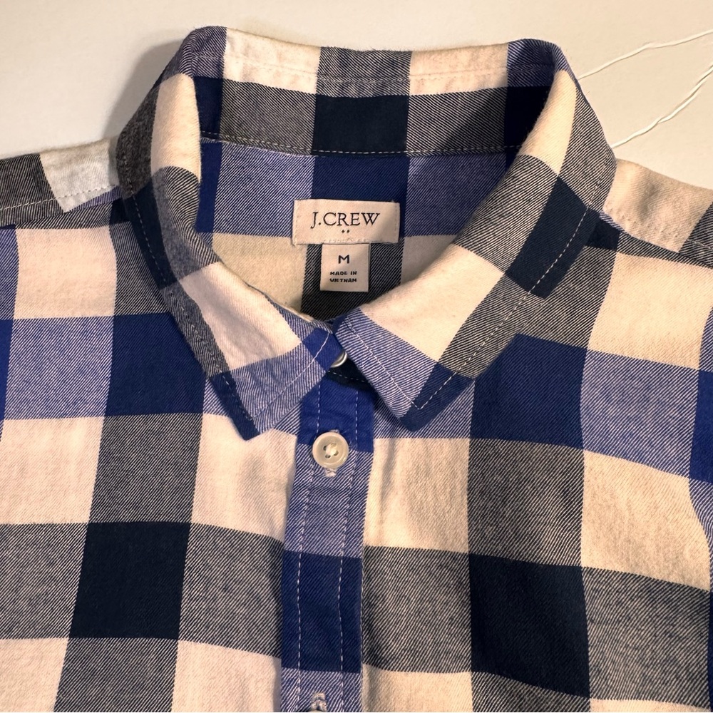 J. Crew Women’s Buffalo Plaid Button Down Shirt